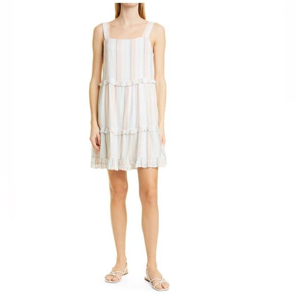 RAILS Sandy Linen Blend Shift Dress, Summer Vacation Airy Dress, Pastel,  NWT‎ - Picture 3 of 17